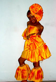 Bush Hall Masqueraders - Golden Rays of Hope Girls' Costume